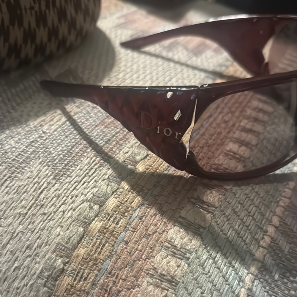Dior Burgundy Sunglasses